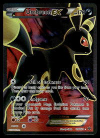 2016 Pokemon XY - Fates Collide 119/124 Umbreon EX Light Play