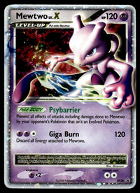 2008 Pokemon Diamond & Pearl, Promos - Diamond & Pearl Promos DP28 Mewtwo LV.X Heavy Play