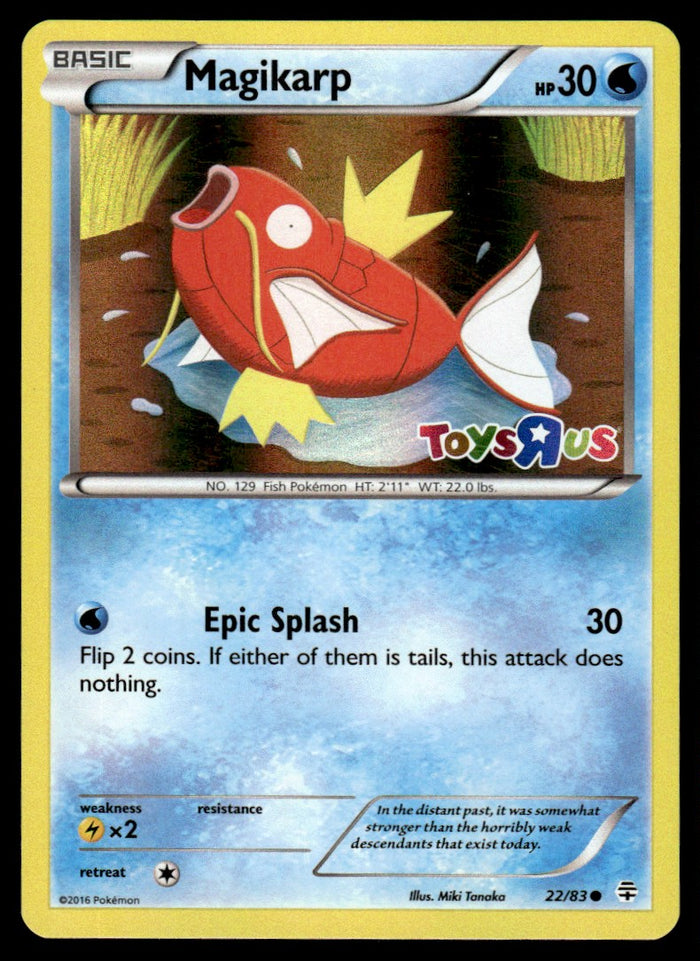 2015 Pokemon ToysRUs Promo 22/83 Magikarp Light Play