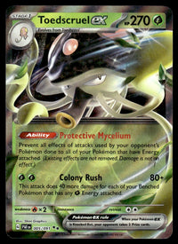 2023 Pokemon Paldean Fates 005 Toedscruel ex Near Mint