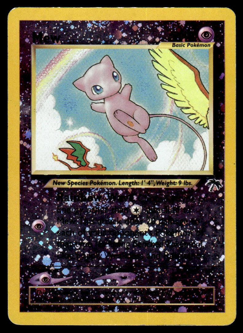 2001 Pokemon Southern Islands 1/18 Mew Light Play