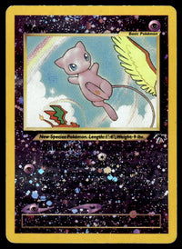 2001 Pokemon Southern Islands 1/18 Mew Light Play