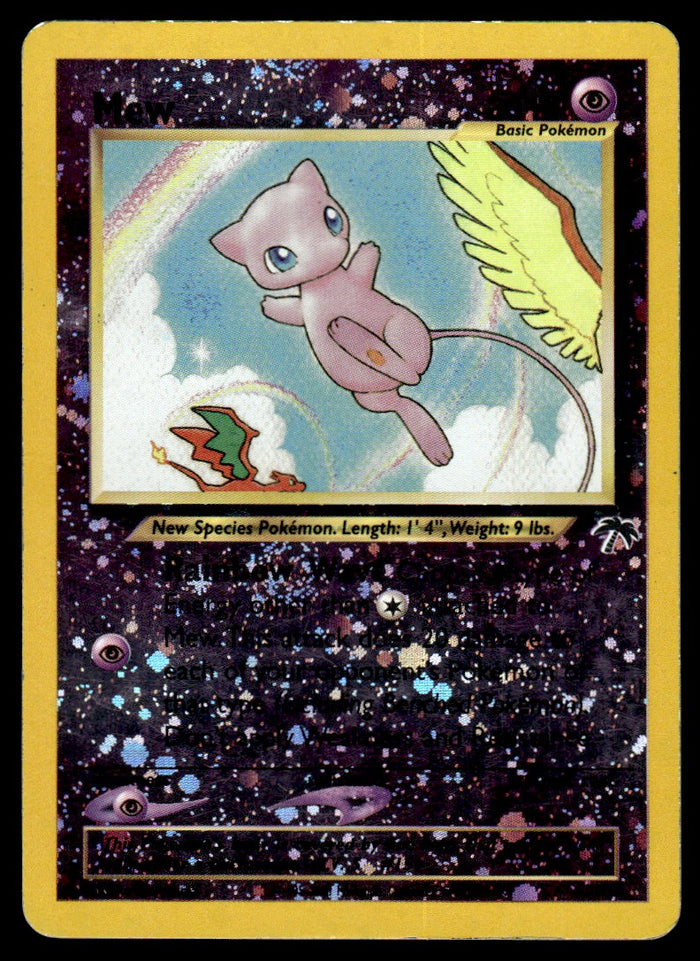 2001 Pokemon Southern Islands 1/18 Mew Light Play