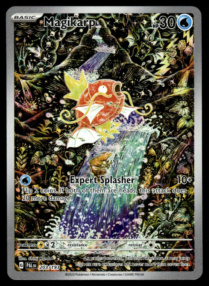 2023 Pokemon Scarlet & Violet - Paldean Fates 203/193 Magikarp Light Play