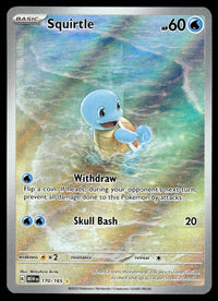 2023 Pokemon Scarlet & Violet Series - Scarlet & Violet - 151 170 Squirtle Light Play