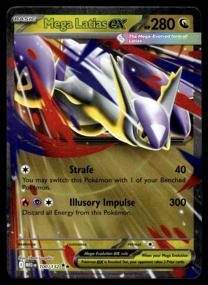 2025 Pokemon Mega Series - Japanese Sets Mega Symphonia 100 Mega Latias ex Near Mint