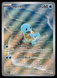 2023 Pokemon Scarlet & Violet Series - Scarlet & Violet - 151 170 Squirtle Light Play