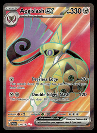 2023 Pokemon Paradox Rift 230/182 Aegislash ex Near Mint