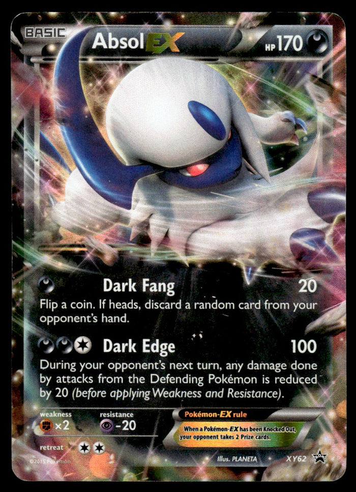 2015 Pokemon XY, Promos - XY Promos XY62 Absol-EX Heavy Play