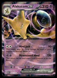 2023 Pokemon Scarlet & Violet Series - Scarlet & Violet - 151 065 Alakazam ex Near Mint