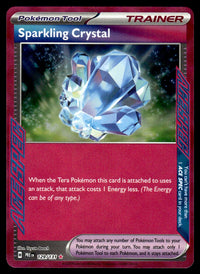 2025 Pokemon Scarlet & Violet Series - Prismatic Evolutions 129 Sparkling Crystal Near Mint