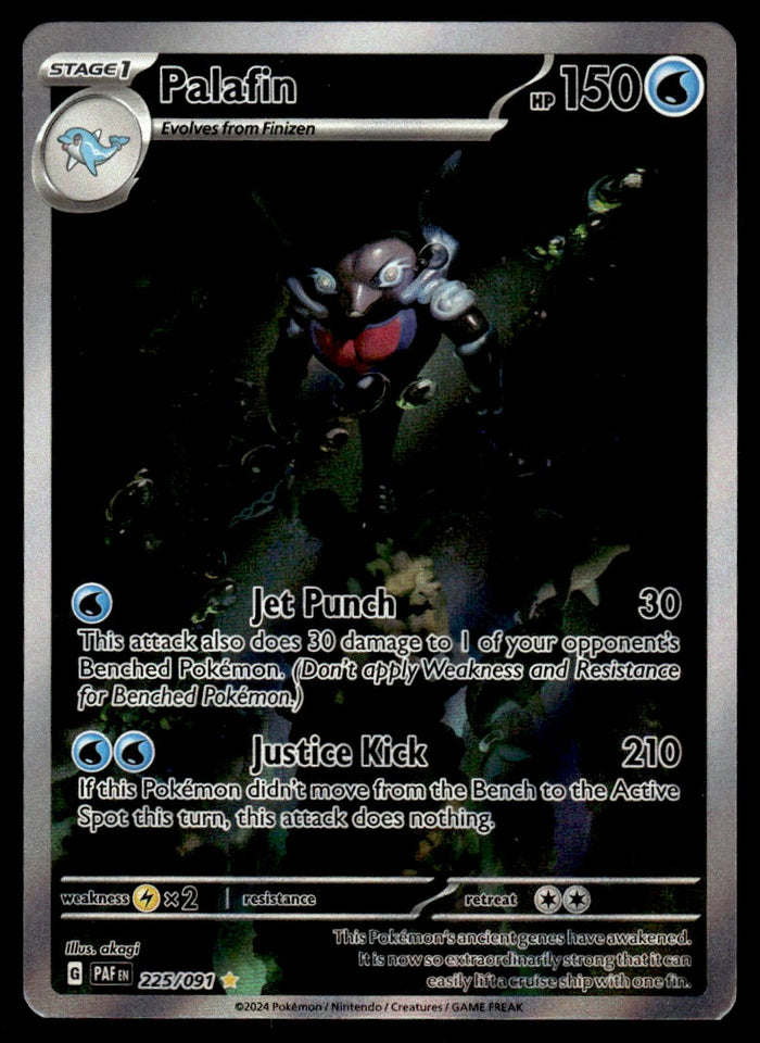 2024 Pokemon Scarlet & Violet Series - Paldean Fates 225 Palafin Near Mint