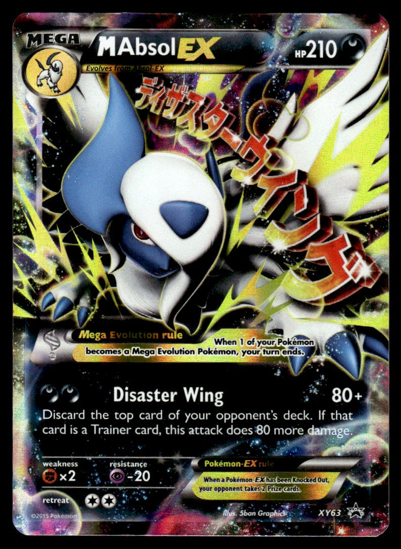2015 Pokemon XY, Promos - XY Promos XY63 M Absol-EX Light Play