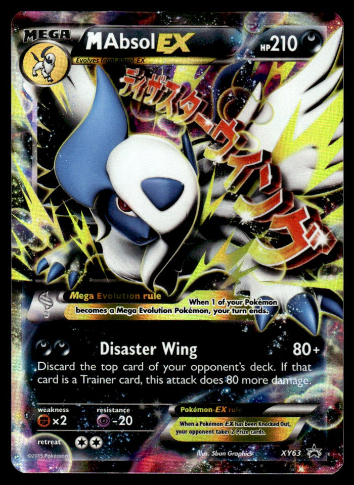 2015 Pokemon XY, Promos - XY Promos XY63 M Absol-EX Light Play