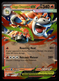 2025 Pokemon Mega Evolutions 022 Mega Camerupt ex Near Mint