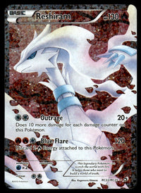 2013 Pokemon Legendary Treasures RC22/RC25 Reshiram Light Play