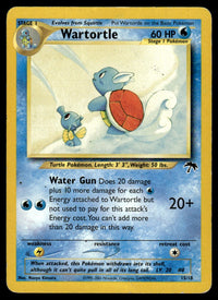 2001 Pokemon Southern Islands 15/18 Wartortle Heavy Play