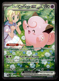 2025 Pokemon Scarlet & Violet - Journey Together 184/159 Lillie's Clefairy ex Light Play