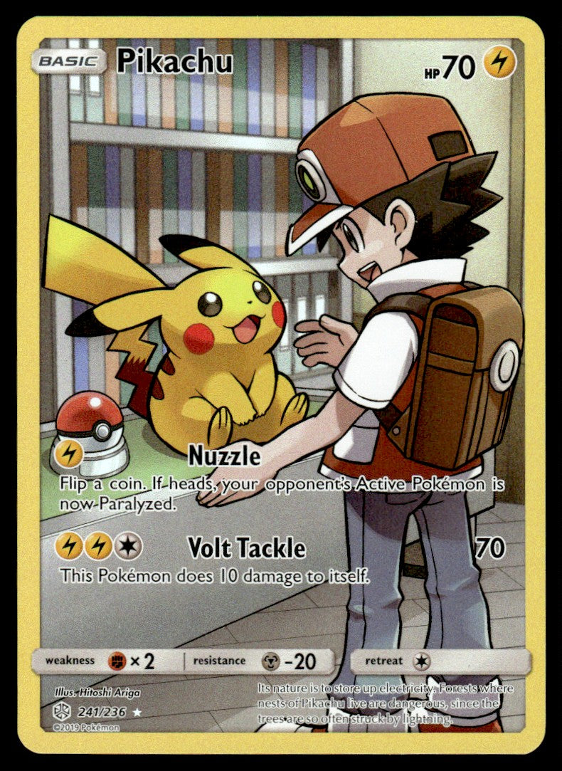 2019 Pokemon Cosmic Eclipse 241/236 Pikachu Near Mint