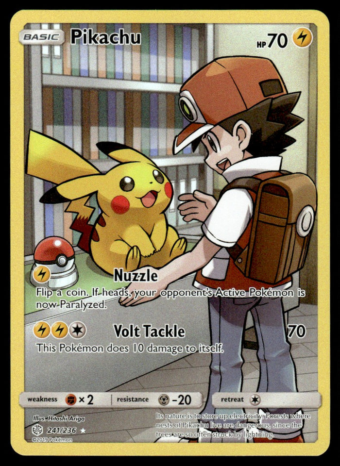 2019 Pokemon Cosmic Eclipse 241/236 Pikachu Near Mint