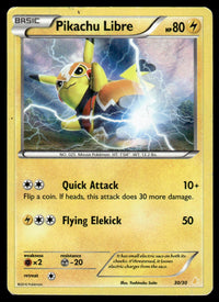 2016 Pokemon XY, Trainer Kits - XY Trainer Kit—Pikachu Libre 30 Pikachu Libre Heavy Play