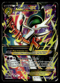 2015 Pokemon XY - Roaring Skies 100/108 M Gallade EX Damaged