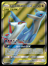 2019 Pokemon Sun & Moon - Team Up 169 Latias & Latios-GX Light Play
