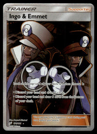 2019 Pokemon Team Up 176 Ingo & Emmet Light Play