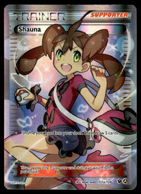 2016 Pokemon XY - Fates Collide 111A Shauna Heavy Play