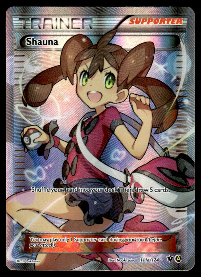 2016 Pokemon XY - Fates Collide 111A Shauna Heavy Play