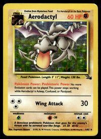 1999 Pokemon Classic - Fossil 1 Aerodactyl Heavy Play