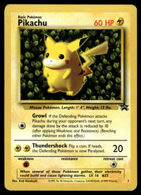 1999 Pokemon Promo Wizards 1 Pikachu Light Play