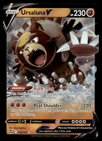 2022 Pokemon Sword & Shield - Silver Tempest 102/195 Ursaluna V Near Mint