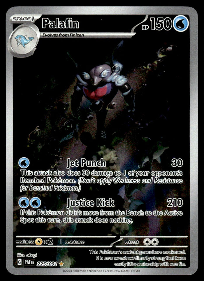 2024 Pokemon Scarlet & Violet Series - Paldean Fates 225 Palafin Near Mint