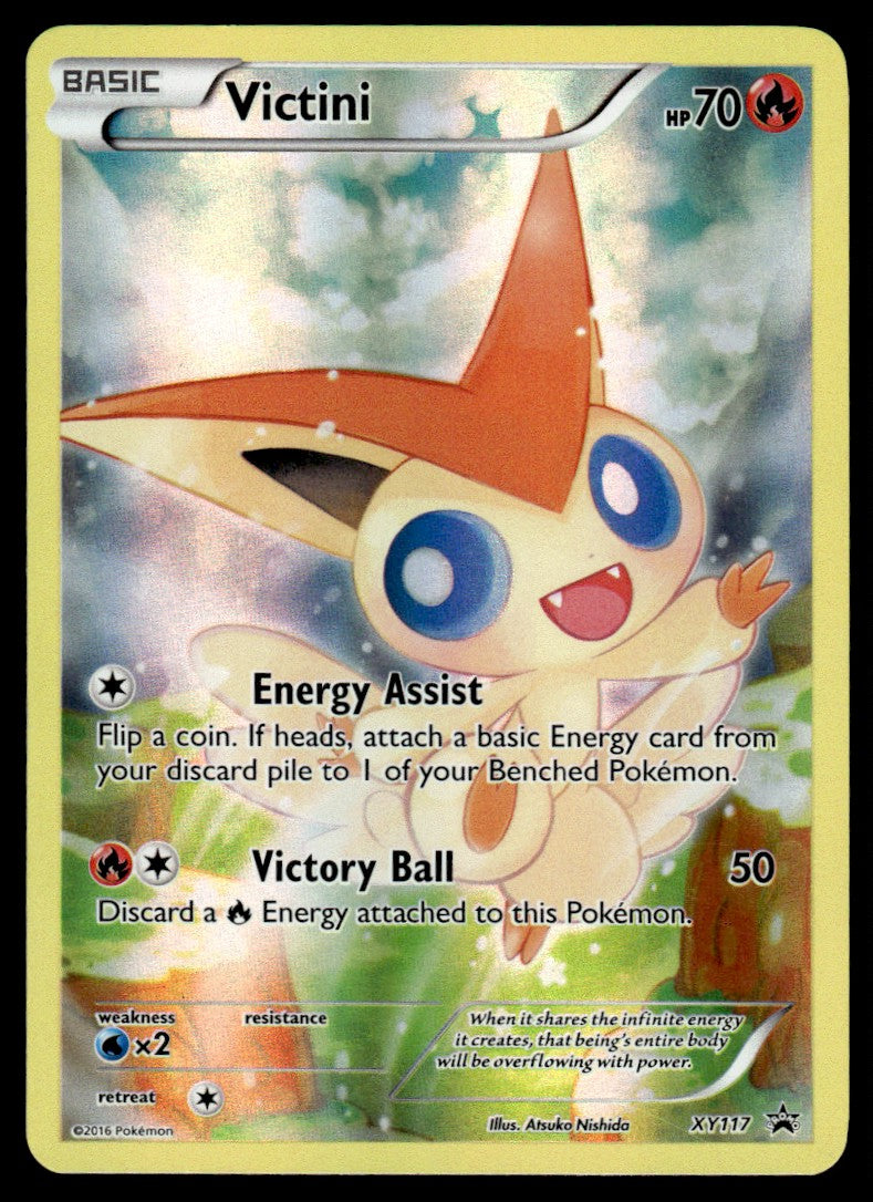 2016 Pokemon XY, Promos - XY Promos XY117 Victini Heavy Play