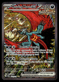 2025 Pokemon Scarlet & Violet - Prismatic Evolutions 162/131 Roaring Moon ex Light Play