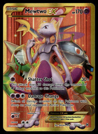 2015 Pokemon XY Breakthrough 164/162 Mewtwo EX Heavy Play