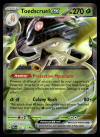 2024 Pokemon Scarlet & Violet - Paldean Fates 005/091 Toedscruel ex Near Mint