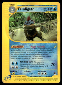 2002 Pokemon E-Card - Expedition 47 Feraligatr Heavy Play