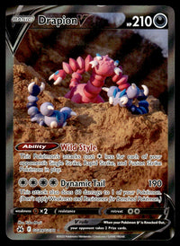 2023 Pokemon Sword & Shield Series - Crown Zenith - Galarian Gallery GG49 Drapion V Near Mint