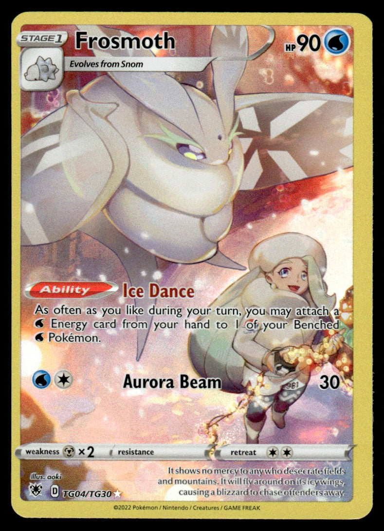 2022 Pokemon Sword & Shield Series - Astral Radiance - Trainer Gallery TG04 Frosmoth Light Play